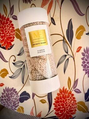 Modern Expressions Cream Infinity Scarf